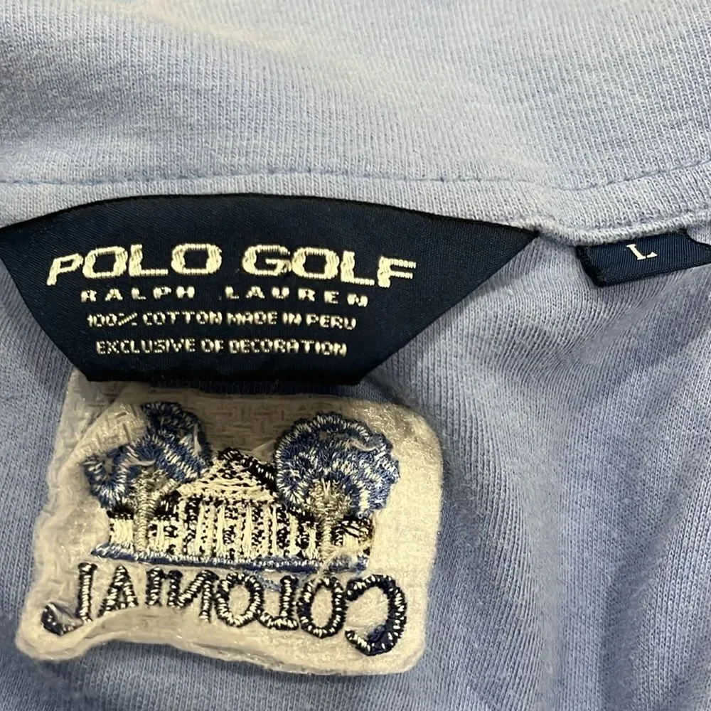 Polo Golf Ralph Lauren blue cotton vest